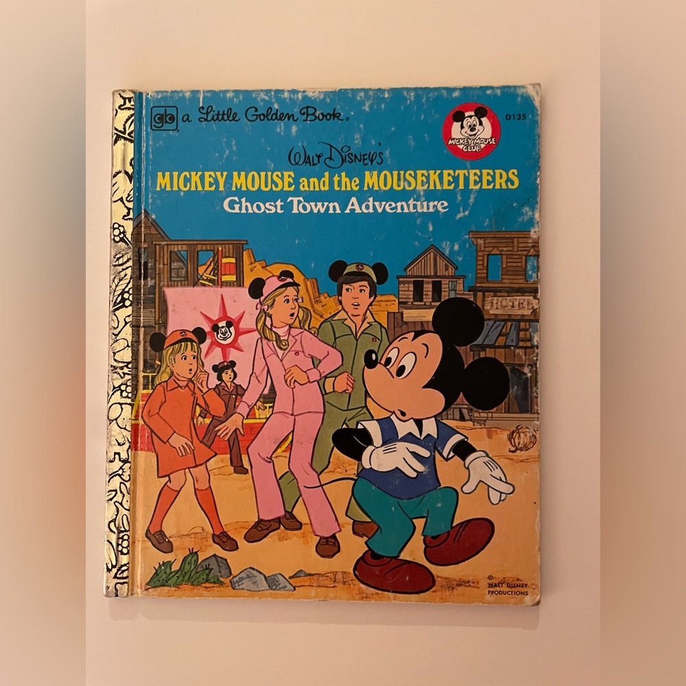 Little Golden Book- Disney's Mickey Mouse Ghost Town Adventure Book